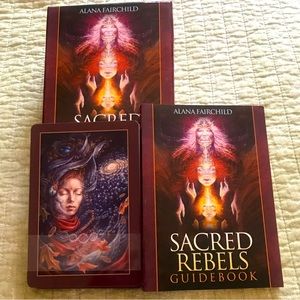 Sacred rebel tarot. Complete set. Cards, Guide book and decorative box. Nwot
